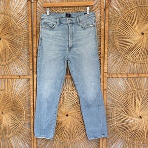 Citizens of humanity Olivia crop high rise slim Blue Denim Jeans